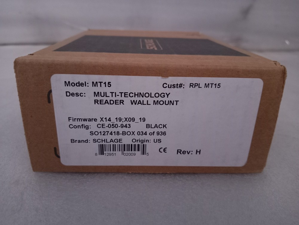 Schlage MT15 Multi Technology Reader Wall Mount