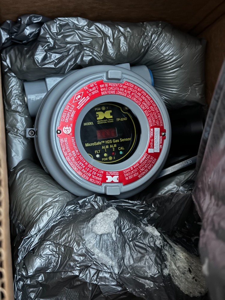 Detcon 965-015420-100 Model TP-524D Solid State MOS H2S 0-100PPM