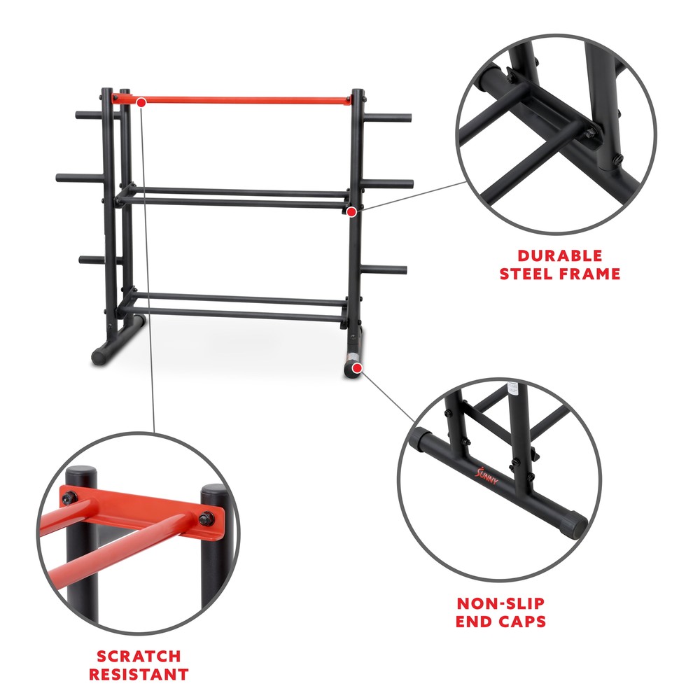 WEIGHT PLATE STORAGE RACK Multi-Weight Stand