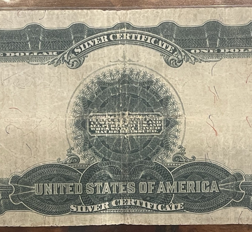 1899 One Dollar Large Size Silver Certificate Black Eagle