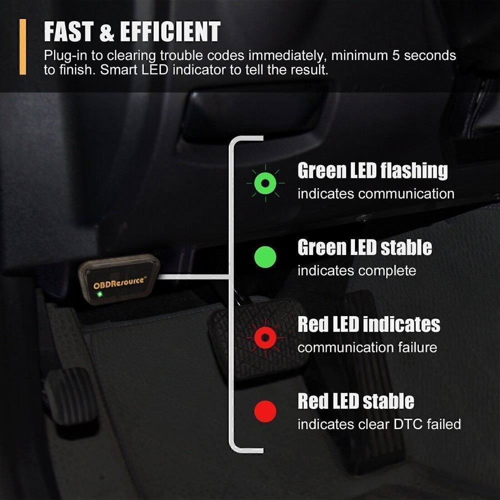 OBDII Diagnostic Code Reader Check Engine Scan Tool for Ford Explorer Mustang #a