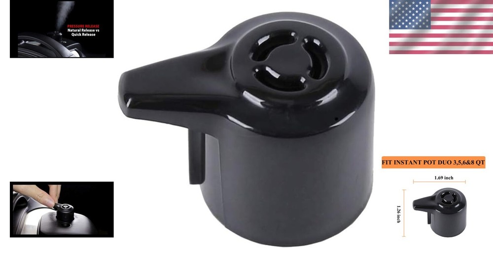 Durable Steam Release Accessory for Instant Pot - Fits 3, 5, 6 & 8 Quart Models