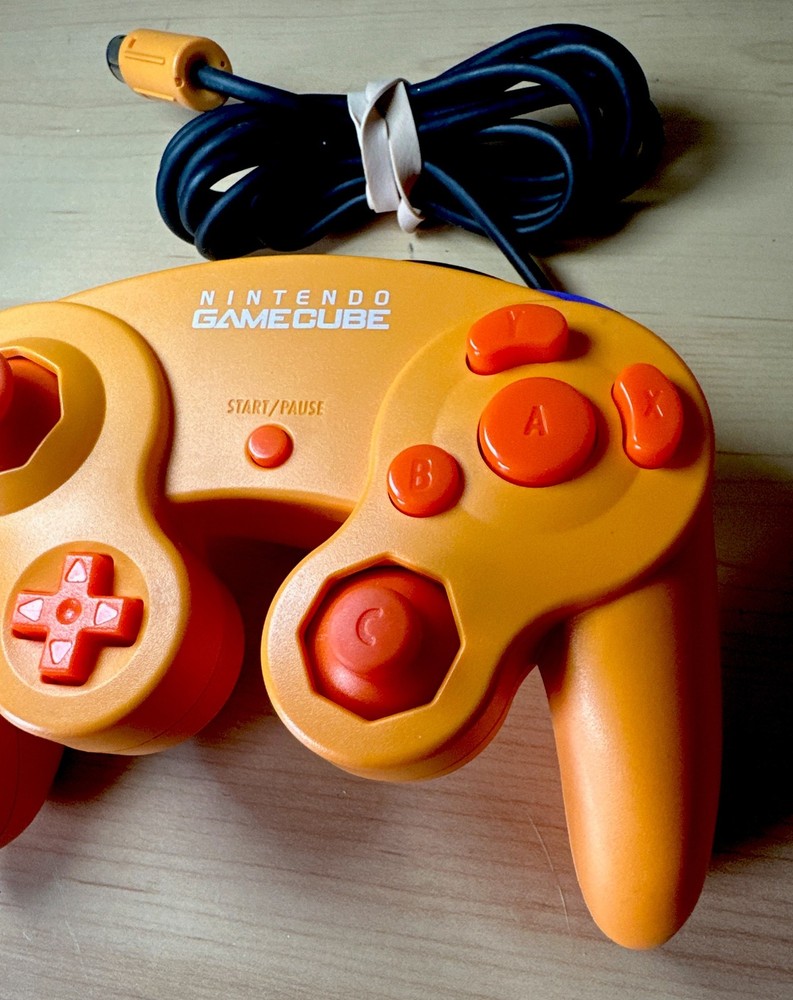 Nintendo GameCube Controller Official OEM DOL-003 Authentic Spice Orange Custom