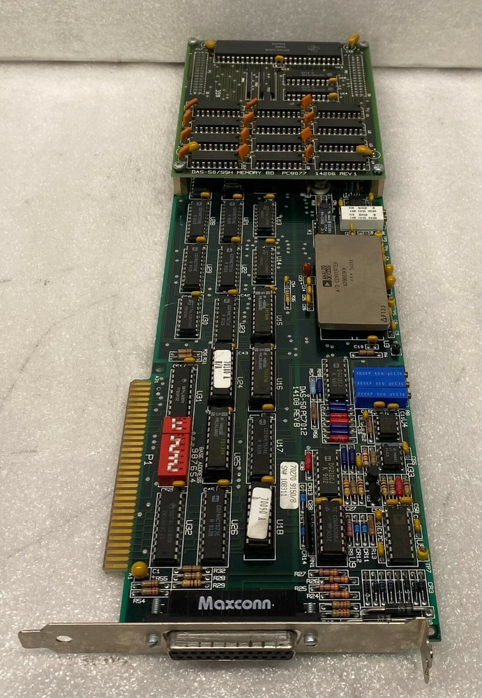 KEITHLEY DAS-50 PC7012 14108 INTERFACE BOARD w/ DAS-50/SSH PC8077 MEMORY BOARD
