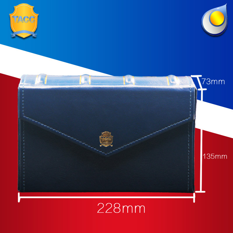 Storage Box w Faux Leather for PMG Graded Banknotes Currency Holder Paper Money