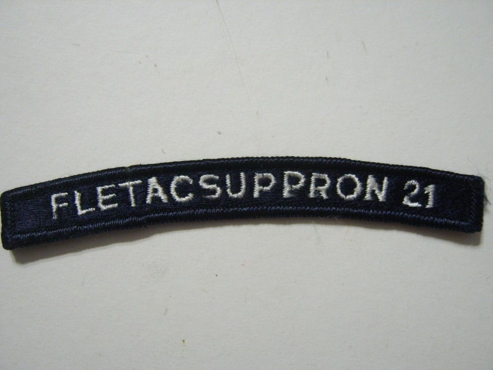 FLETACSUPPRON 21   -  NAVY UIM SHOULDER TAB