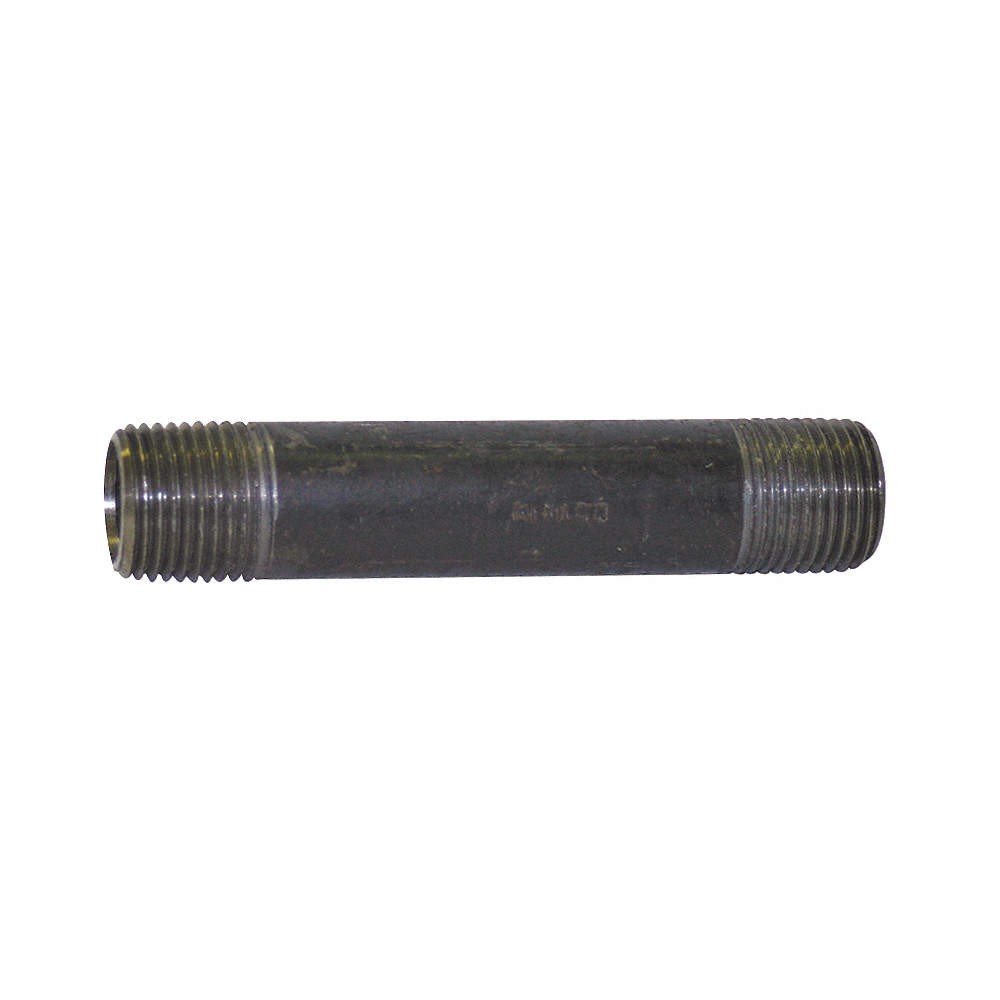 GRAINGER APPROVED 1LMC2 Black Pipe Nipple,Threaded,1/2x1-1/2 In 1LMC2