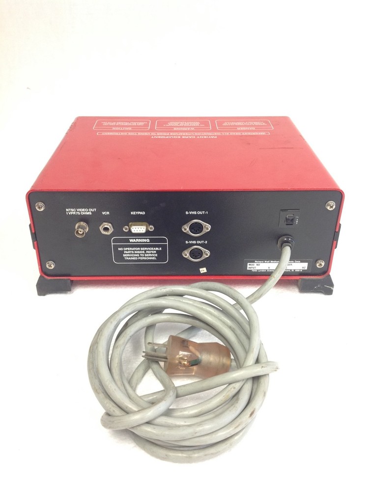 Richard Wolf S5368.10 Solid State Video Camera, WORKING FREE SHIPPING