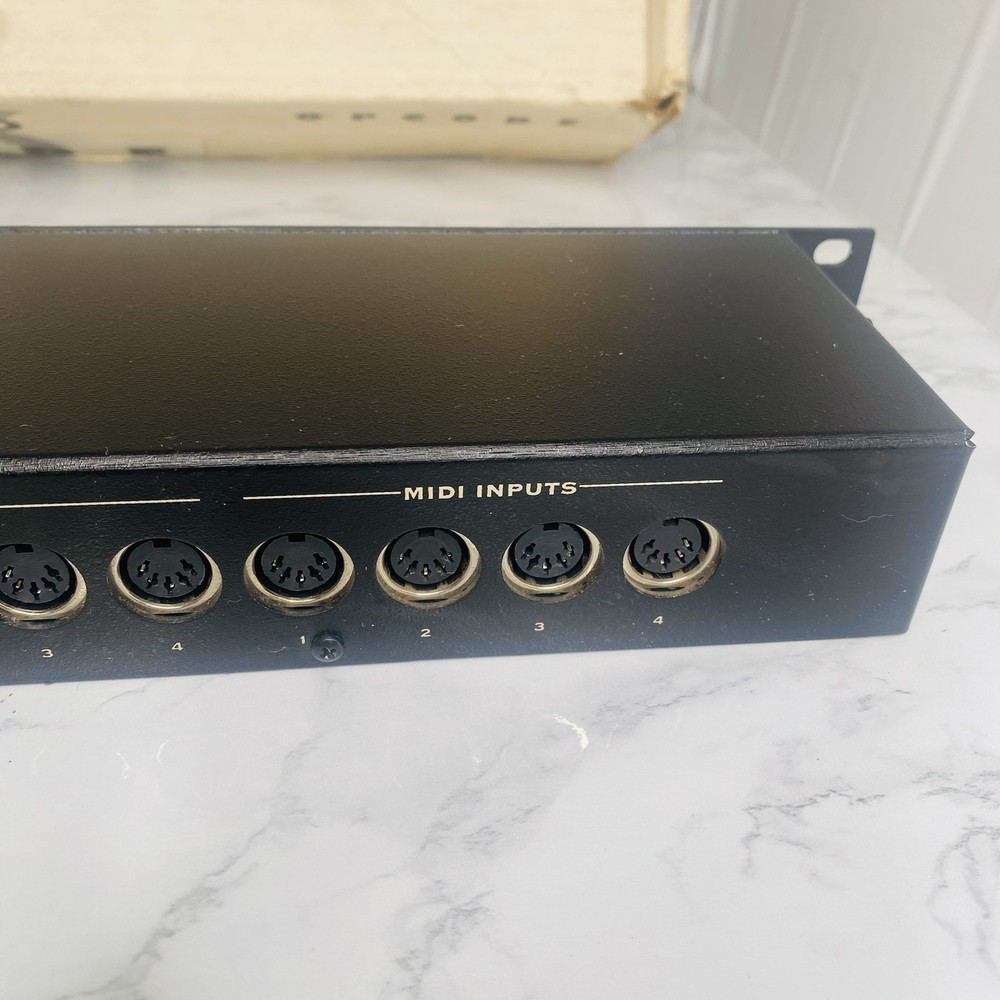 OPCODE STUDIO 64X 64-Channel Midi Interface Patchbay No Power Supply W/ Box
