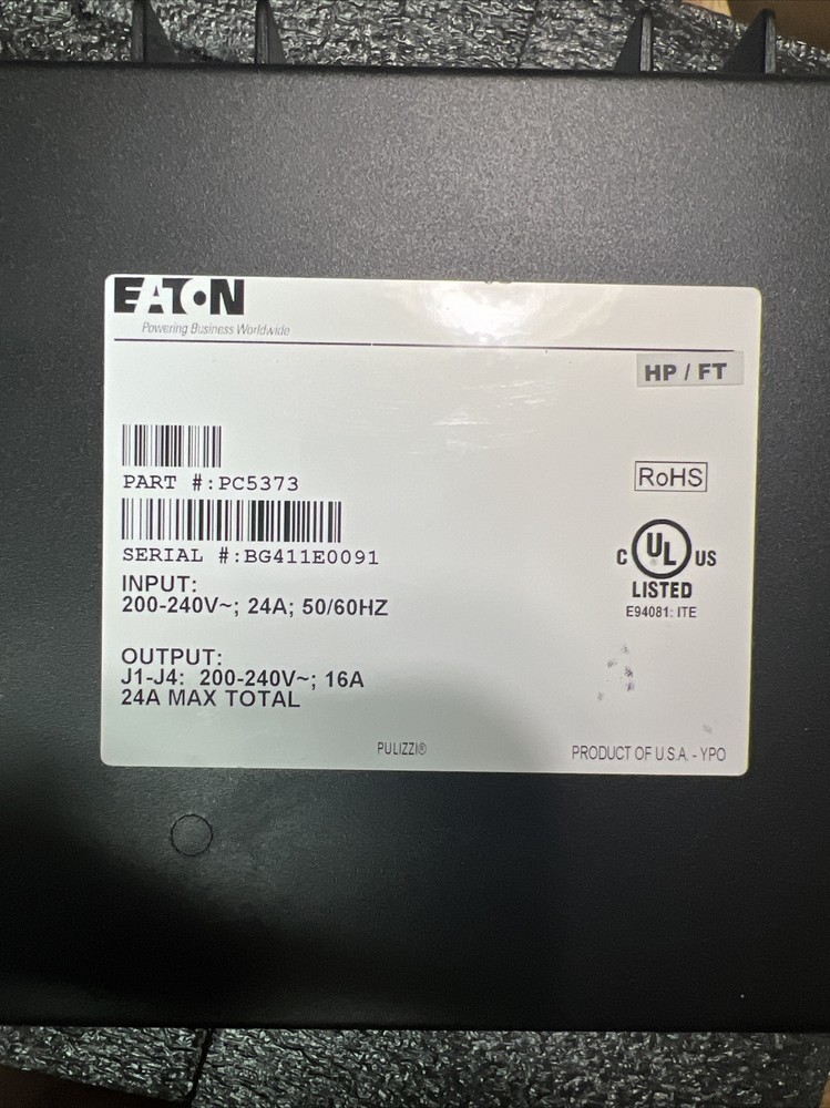 Eaton PW105BA2U420 Basic ePDU PC5373 BRAND NEW