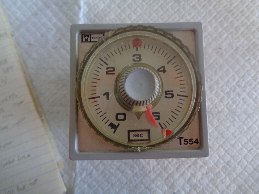 Tenor T554 Model T554122 Electronic Timer 0.2sec-60hr Timer Controller For Parts