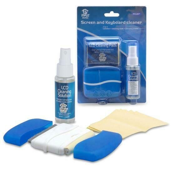 Pyle PCL107 LCD Screen & Computer Keyboard 8 pc Cleaning Kit