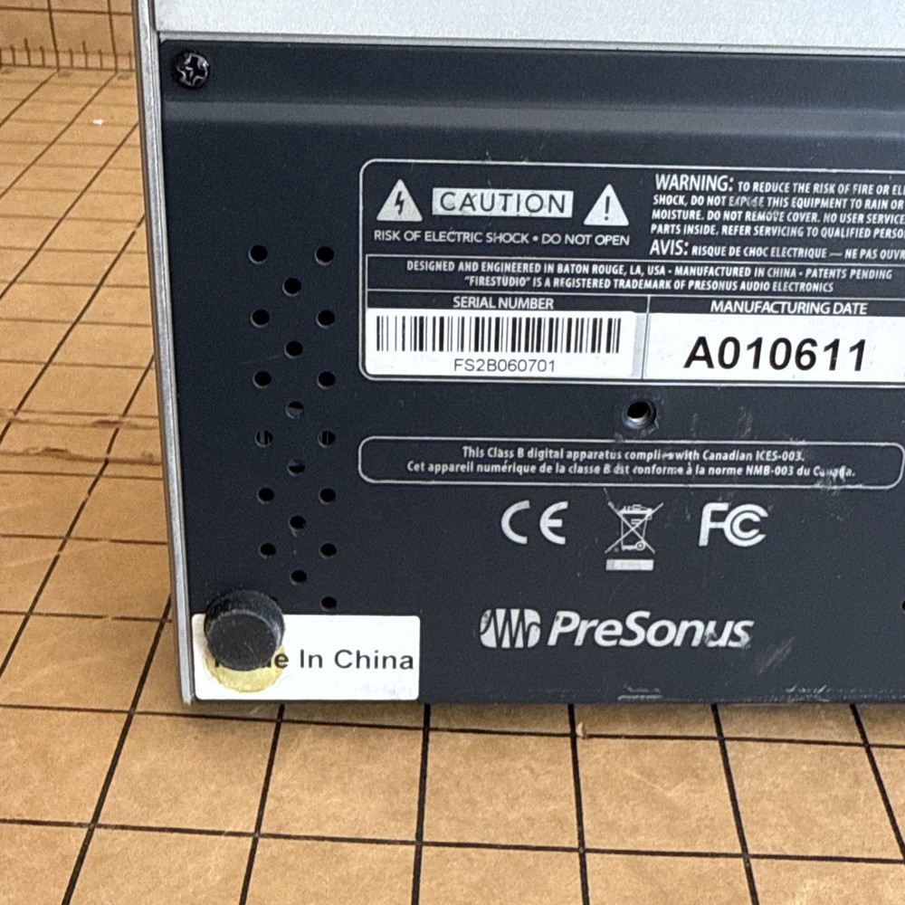 PreSonus FireStudio Mobile 10x6 FireWire Recording Interface System