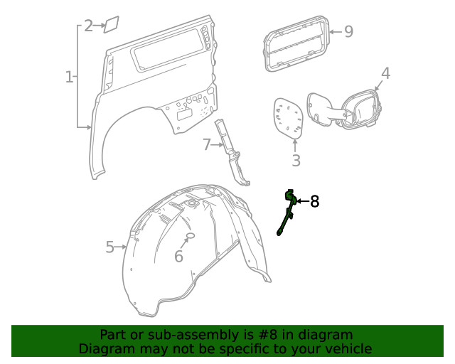 Genuine GM Support Bracket 84638601