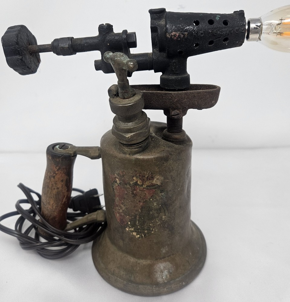 Antique Brass Torch Lantern Hand Made