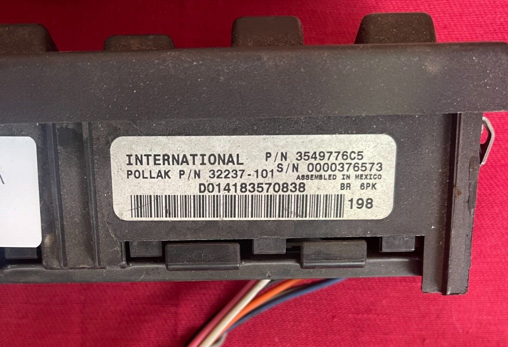 International Switch Assembly P/N: 3549776C5
