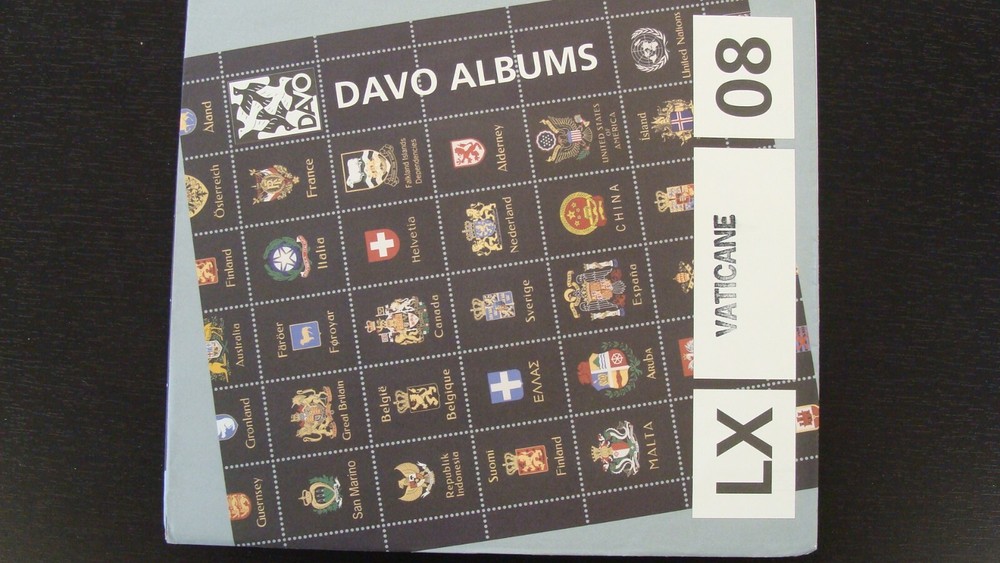 DAVO LUXE HINGLESS SUPPLEMENT VATICAN CITY 2008  FREE SHIPPING