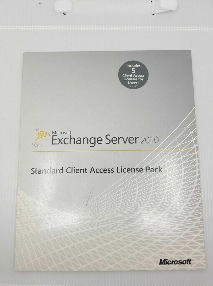 Microsoft	Exchange Server 2010 STD Client Access License Pack 5 User | 381-04125