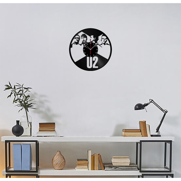 Vinyl Clock U2 Wall Clock Unique Art Vinyl Record Wall Clock 1387