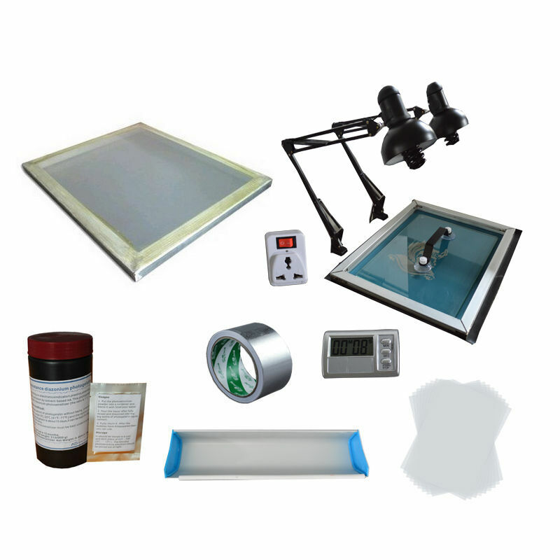 Plate Making Kit:Simple Screen Plate Making Kit Tabletop Working T-shirt 006960