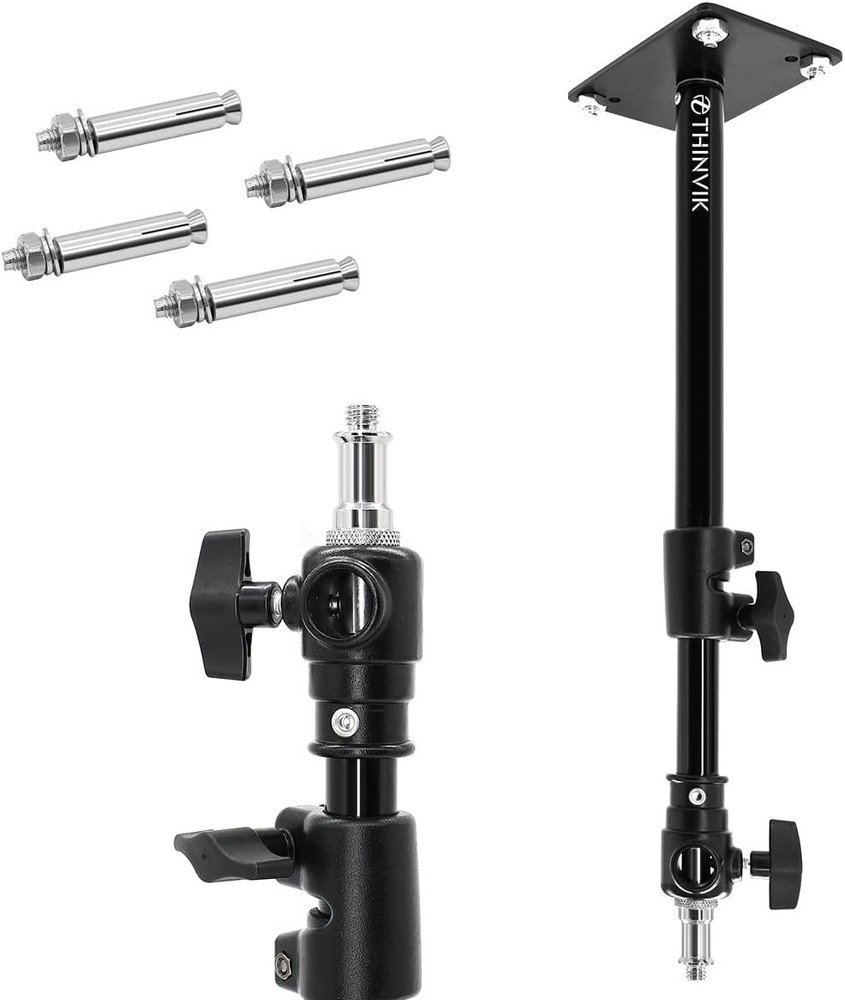 Photography Studio Camera Stand,Lighting Wall Ceiling Mount Boom Arm for Vide...