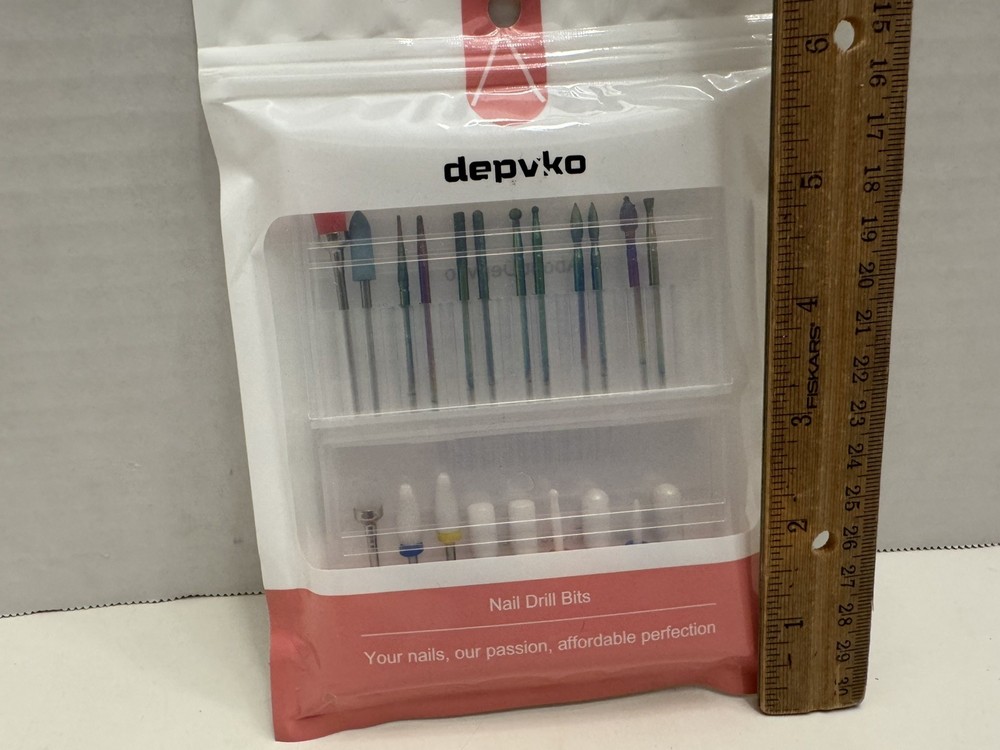 Depvko 21 Pcs Nail Drill Bit Set, New