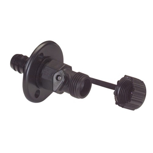 Johnson Pump Bulkhead Fitting 3/4" Hose 09-10616
