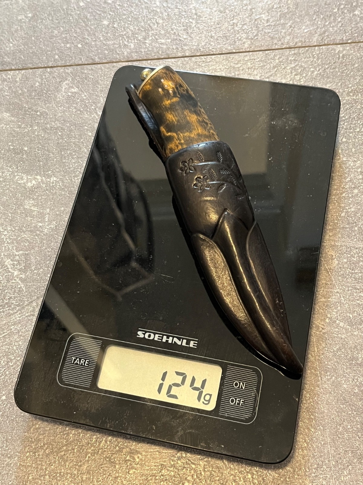 vintage swedish handmade knife puukko by BJ hunting fishing camping