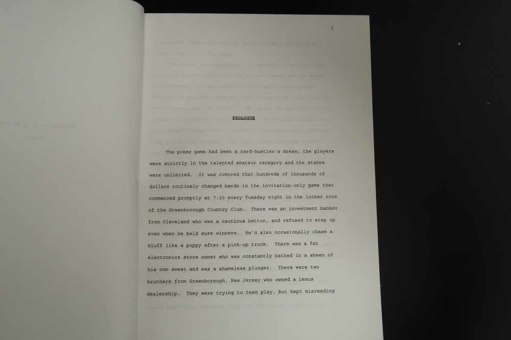 King Con Original Book Script Stephen J. Cannell Studios Collection 1996 Novel
