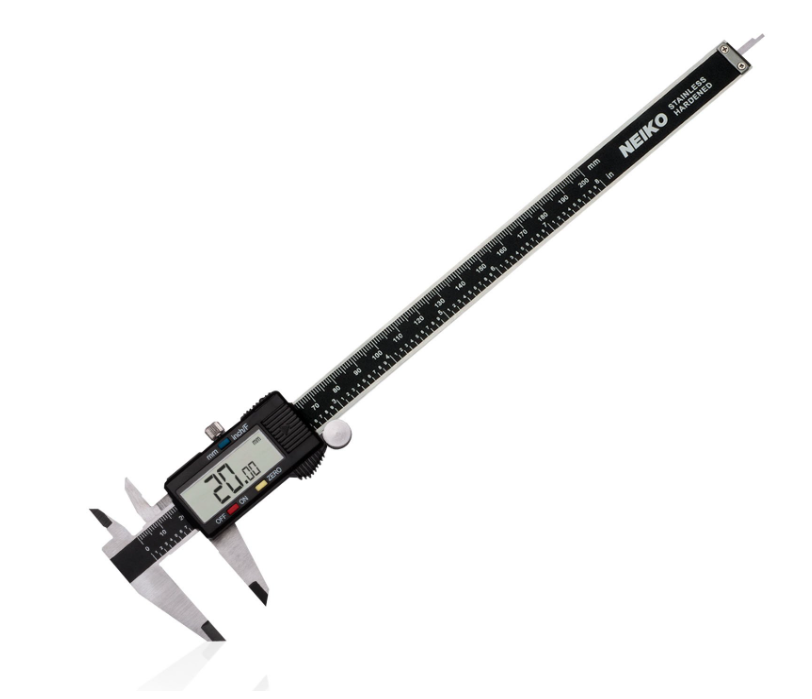 01408A 8” Electronic Digital Caliper Extra Large Display | 0-8 Inches | In