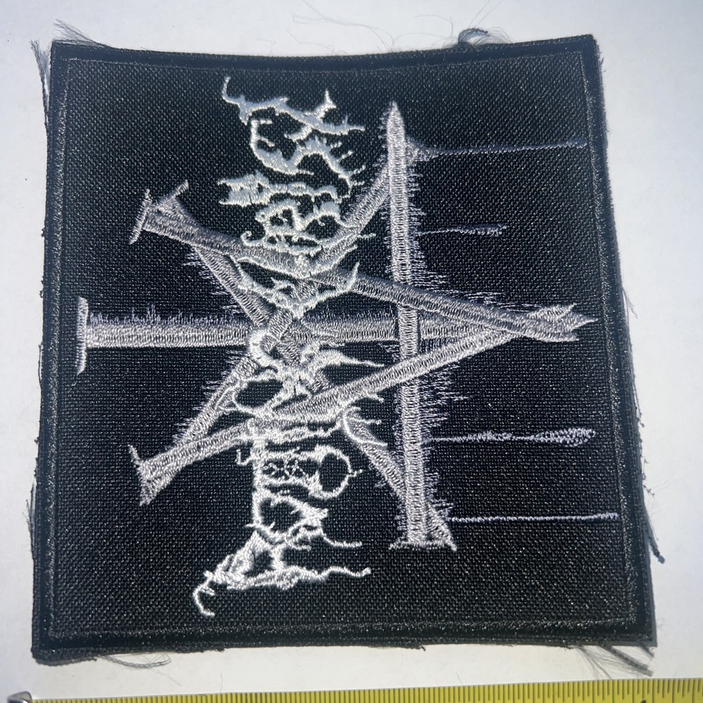 ROTTING CHRIST SHAPED EMBROIDERED PATCH