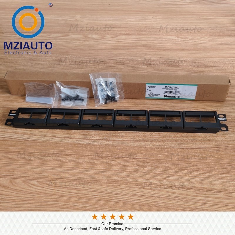 New Modular Patch Panel For Panduit Mini-com CPP24WBLY Suitable CAT6, 5E 24 port