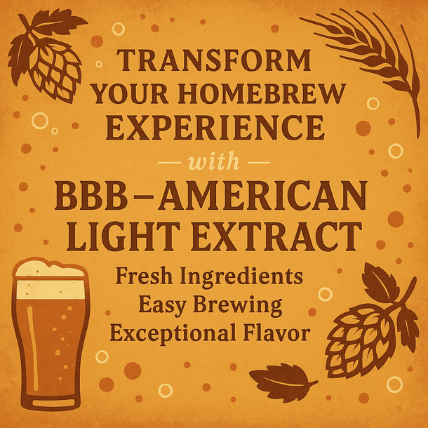 Brown Box Beer BBB - American Light Extract