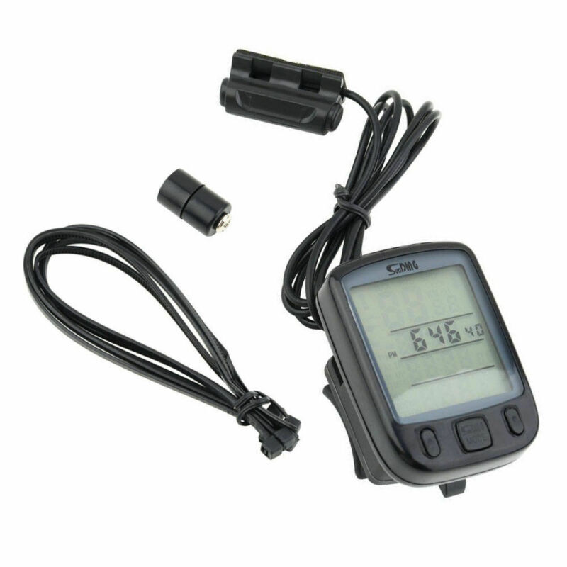 Waterproof Wired LCD Digital Cycle Bike Computer Bicycle Speedometer Odometer