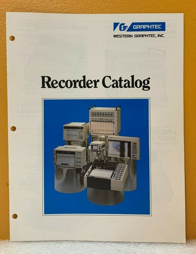 Western Graphtec, Inc. Recorder Catalog.