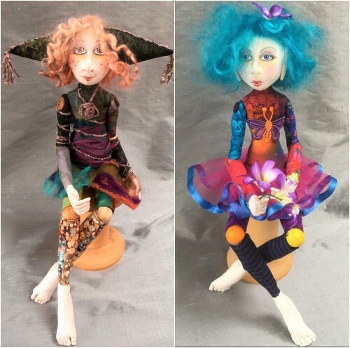 Cloth Art Doll Pattern "Avalon Elfin" By Jan Horrox