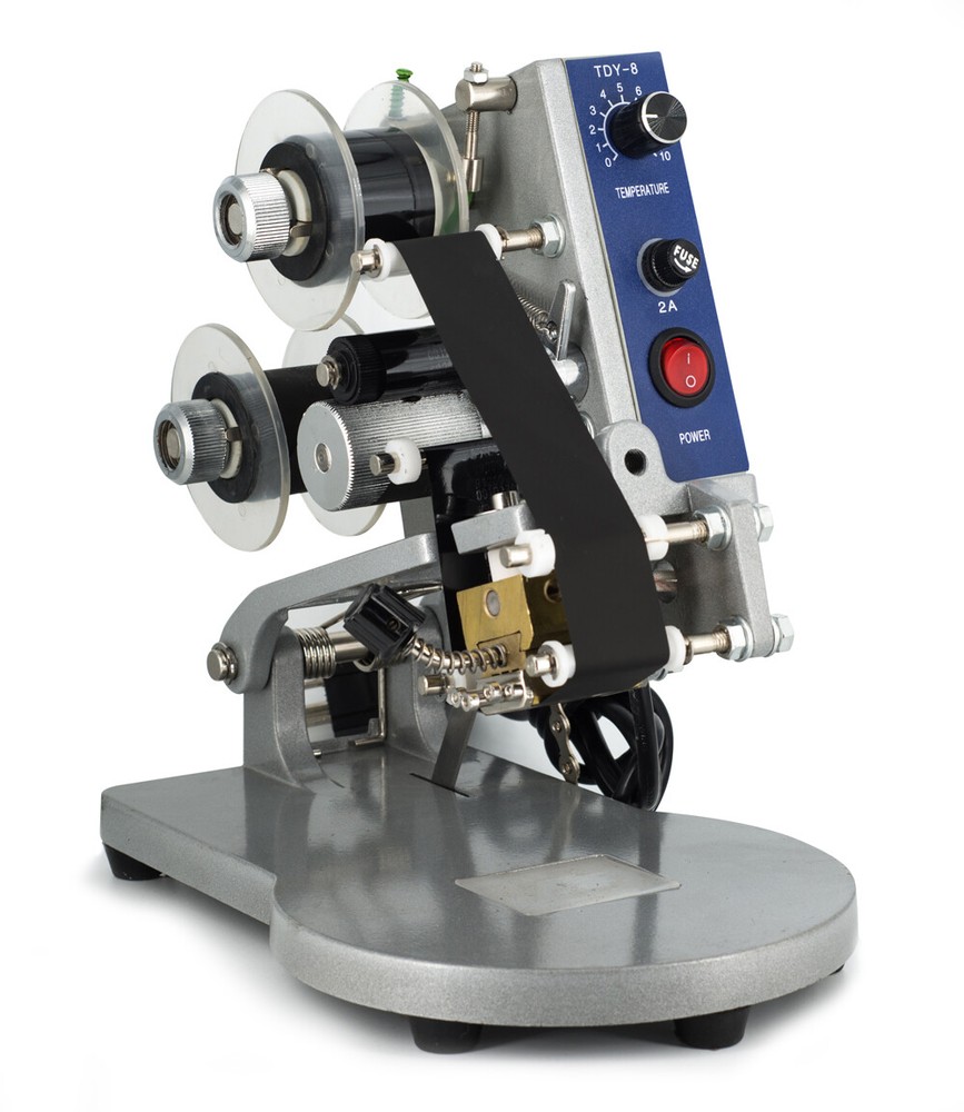 DY-8 Hot Stamp Printer Manual Ribbon Coding Hot Foil Stamping Date Code Machine