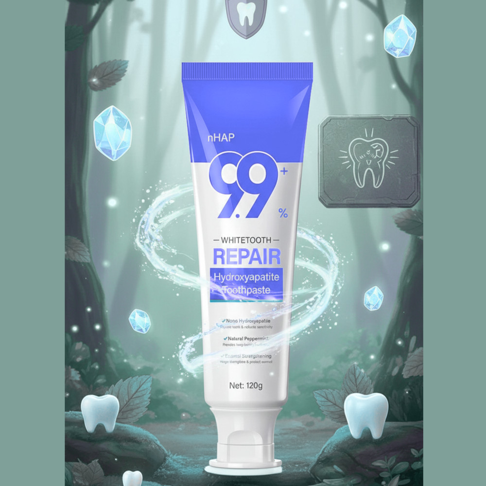 9.9% Hydroxyapatite Toothpaste, 4.23 Oz Nano Hydroxyapatite Toothpaste for Ename