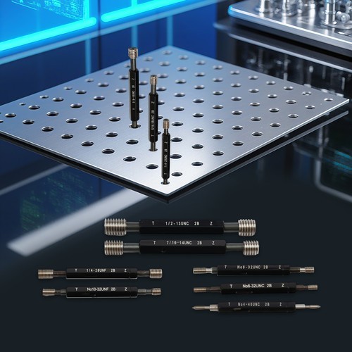 10Pcs -Precision Double End Thread Plug Detection Gauge American Thread Bore