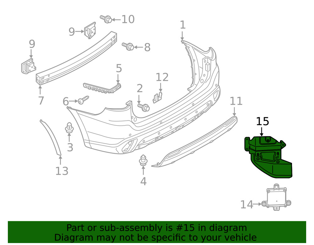 Genuine Mitsubishi Mount Bracket 8639A201