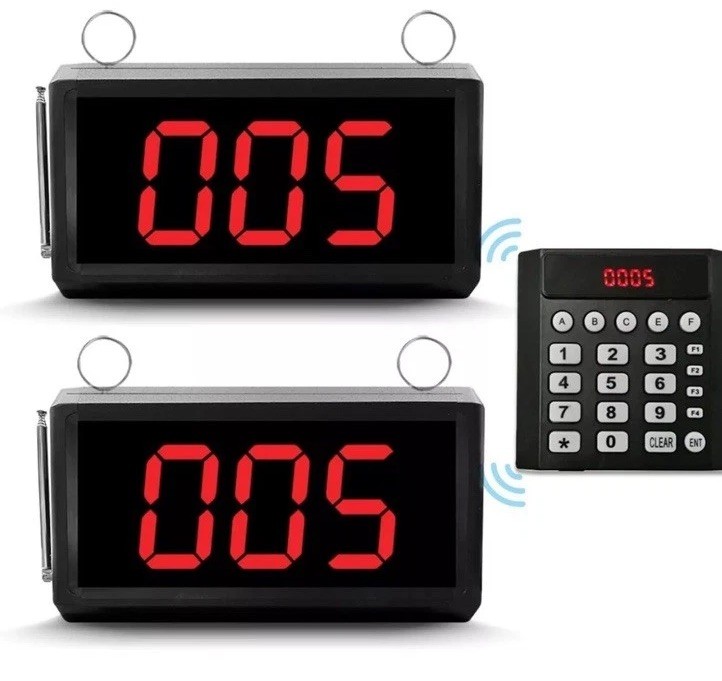 Queue Calling System Pager Call - Take A Number System Waiting Number System