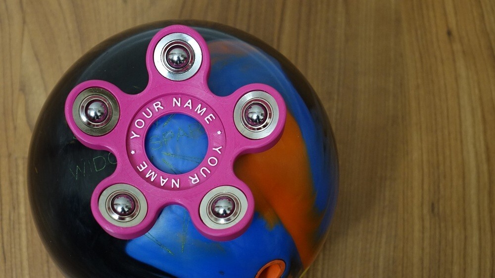 NEW VERSION Bowling Ball Rotating Cup Stand V.1.0 - Personalized