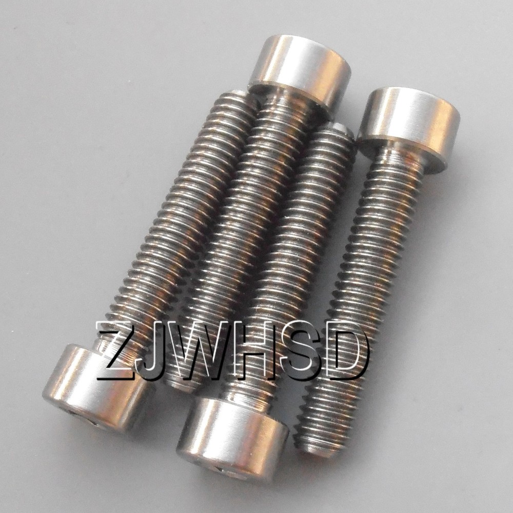 4pcs 10 - 32 x 1" Ti Titanium Screw Bolt Allen Hex Socket Cap Head USA Thread
