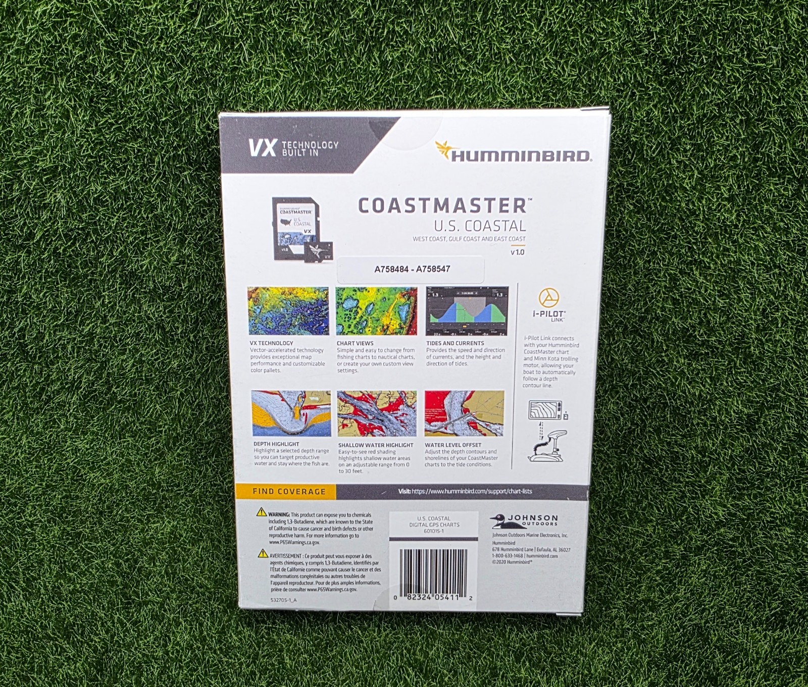 Humminbird CoastMaster U.S. Maps [Coastal V1] APEX/SOLIX/HELIX/XPLORE - 601015-1