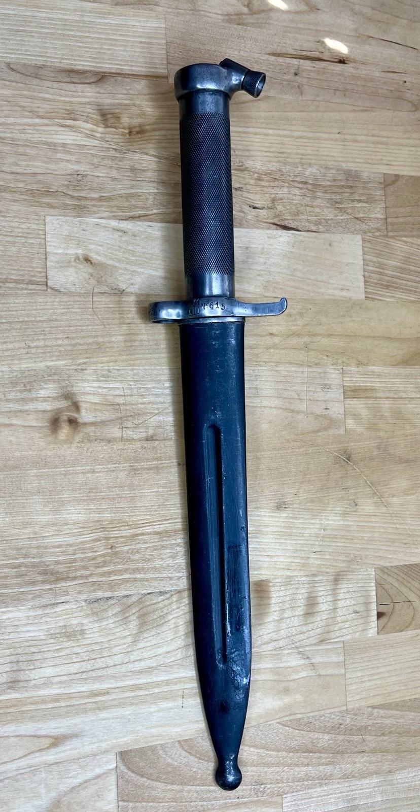 Swedish Mauser M1896 Bayonet & Scabbard Pre WW1 Post War Crown & Unit Markings