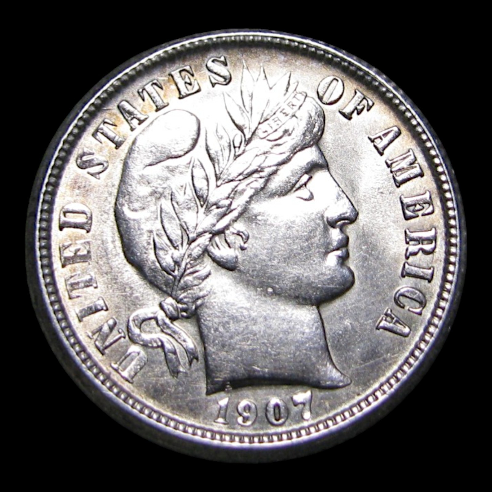 1907-O Barber Dime Silver ---- Gem BU+ Stunning Coin ---- #KK431