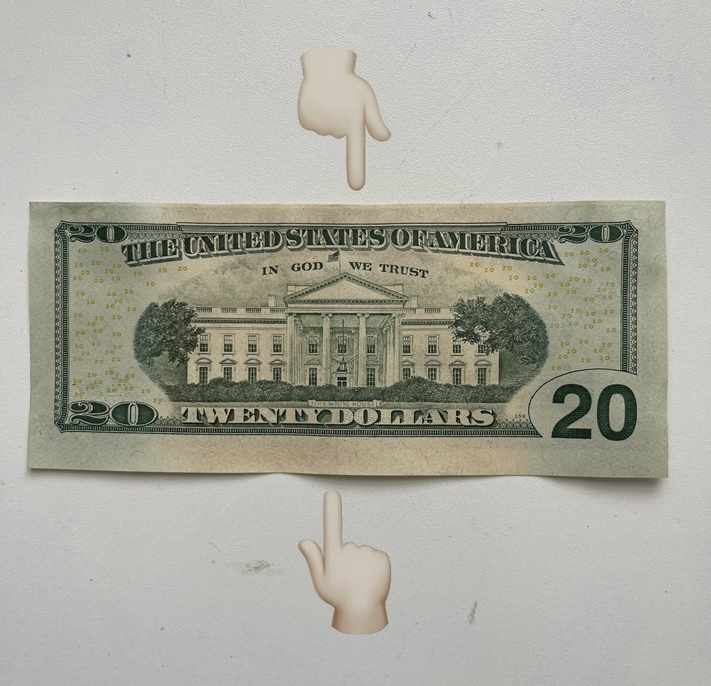 Off Center $20 Dollar Bill Print Error Series 2017A