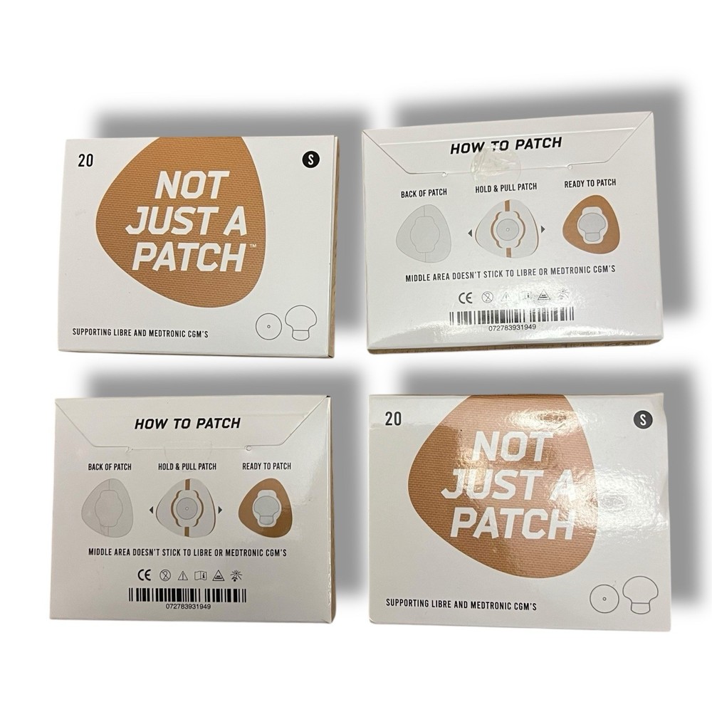 Not Just A Patch Libre 3 Adhesive Patches 20 Pack 4 Boxes 80 Total Sensor Covers