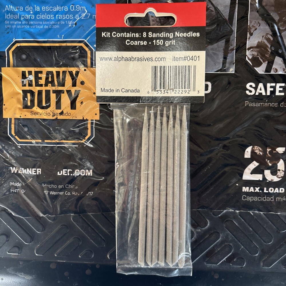 Plastic Sanding Needles - 150 Grit