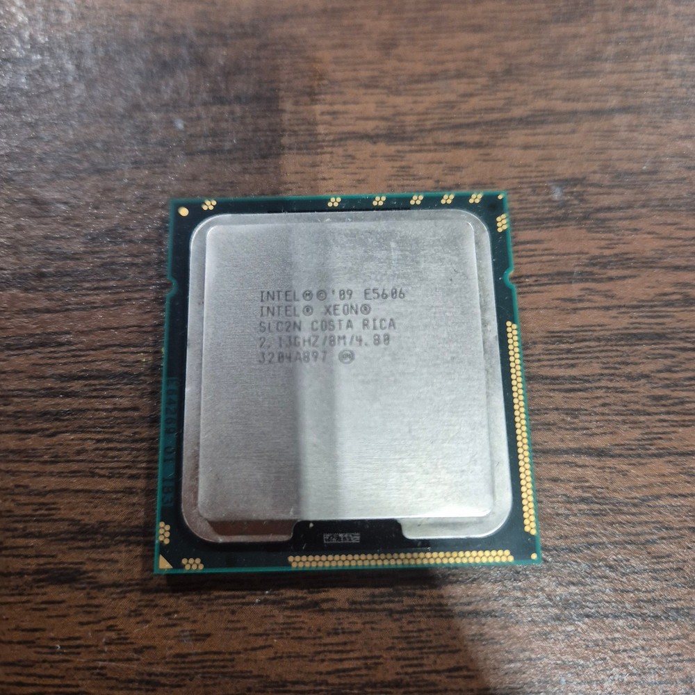 INTEL XEON PROCESSOR E5606 8M CACHE, 2.13 GHZ, 4.80 GT/S INTEL QPI SLC2N